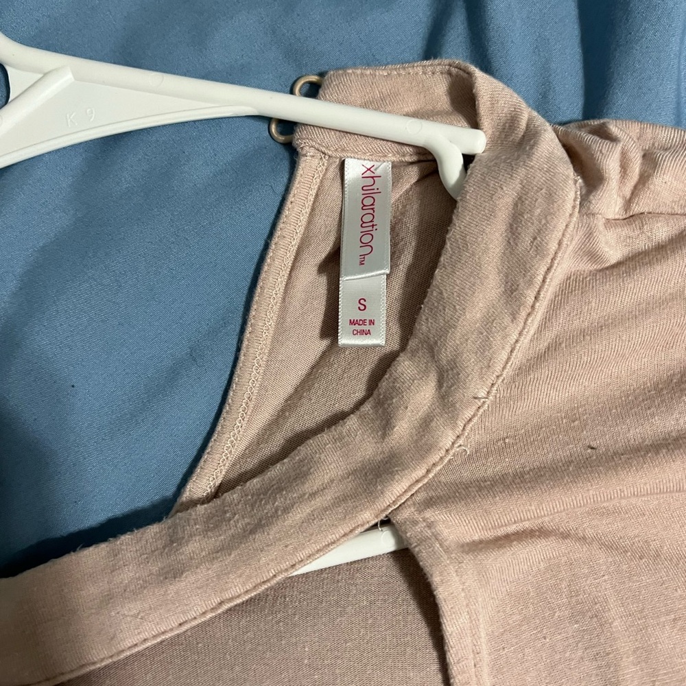 Xhilaration Pink Long Sleeve Top